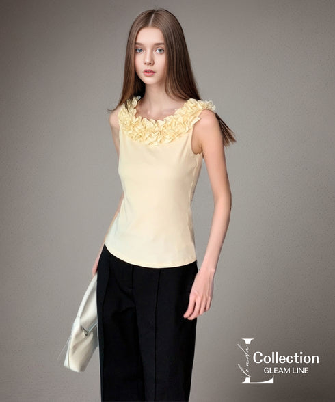 Chest Ruffle Top